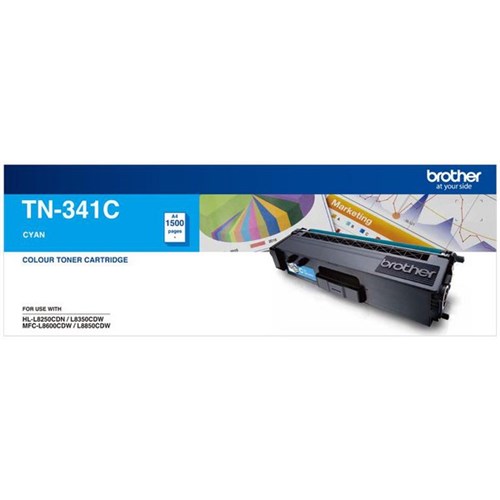 Brother TN-341C Cyan Laser Toner Cartridge