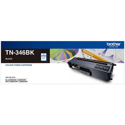 Brother TN-346BK Black Laser Toner Cartridge