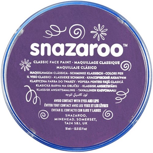 Snazaroo Face Paint 18ml Purple