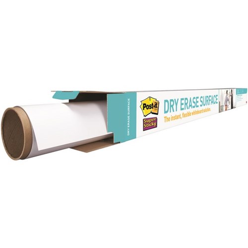 Post-it® Super Sticky Dry Erase Surface Whiteboard Film 1800 x 1200mm
