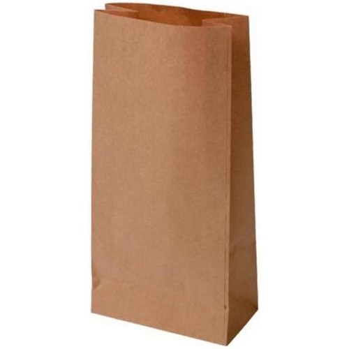 Block Bottom Paper Bags No.2 152x90x352mm Brown, Carton of 500