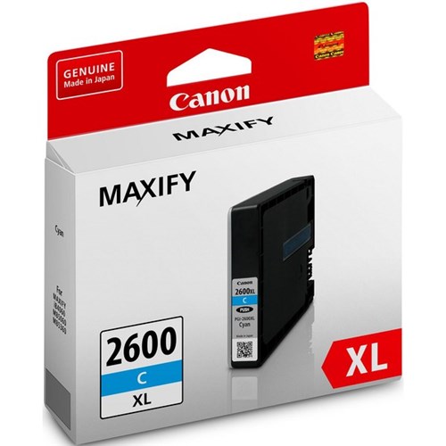 Canon PGI-2600XLC Cyan Ink Cartridge High Yield
