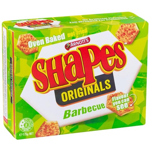 Arnott's Shapes Crackers Barbecue 175g
