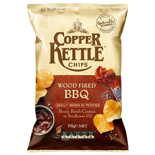Copper Kettle Chips Wood Fired BBQ 150g