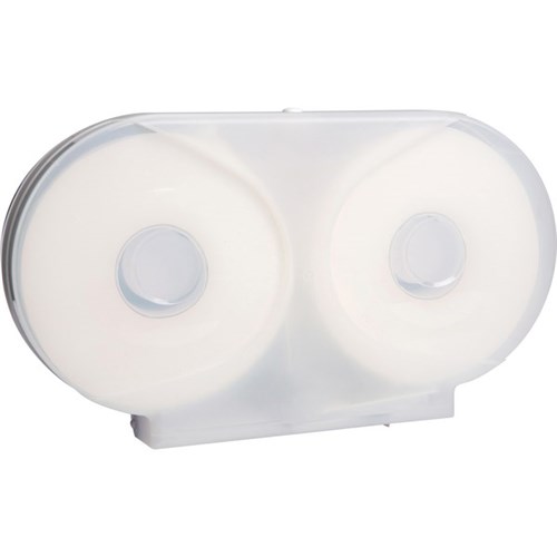 OfficeMax Toilet Tissue Dispenser Jumbo Double White