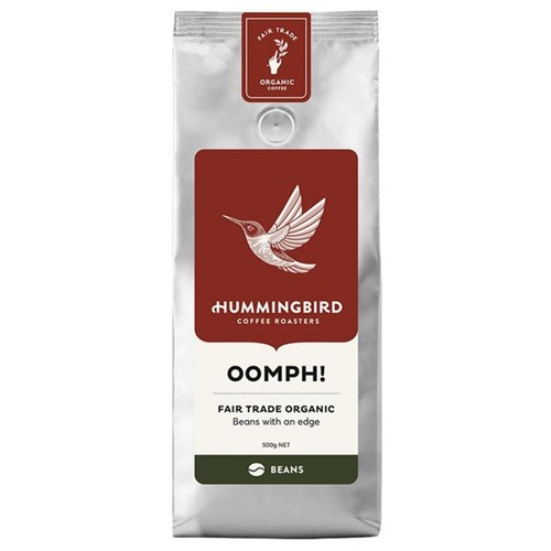 Hummingbird Oomph Fair Trade Coffee Beans 500g