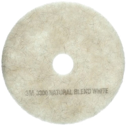 3M™ 3300 Natural Blend Pad 21 Inch White