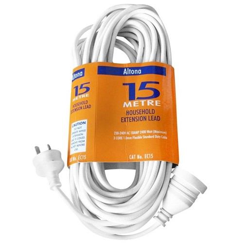 Household Extension Cord 15m