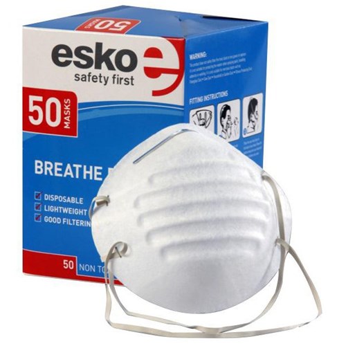 Esko Non-Toxic Dust Mask, Box of 50