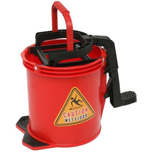 Edco Enduro Wringer Bucket Red
