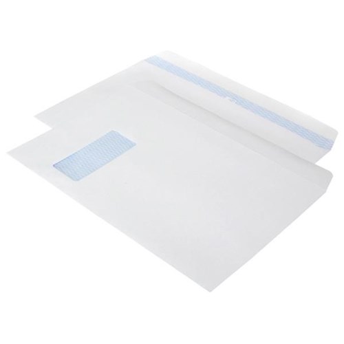 Croxley C4 (E31) Wallet Window Envelope Seal Easi White, Box of 250