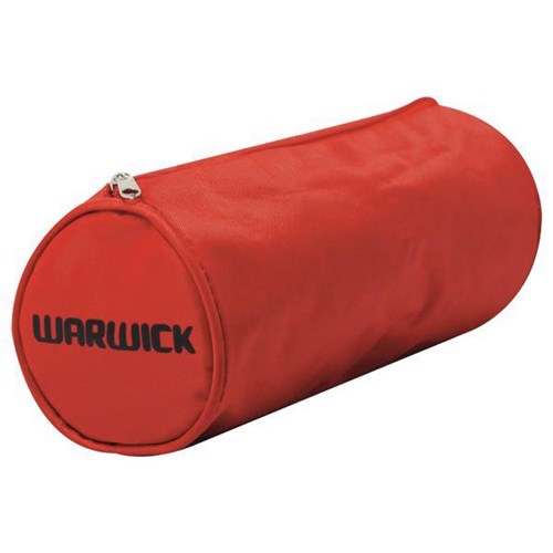 Warwick Barrel Pencil Case Large Red