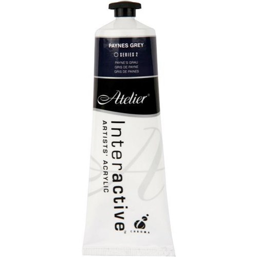 Atelier Interactive Acrylic Paint S2 80ml Paynes Grey