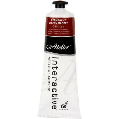 Atelier Interactive Acrylic Paint S3 80ml Permanent Brown Madder