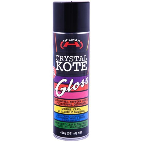 Helmar Crystal Kote Gloss Spray 400g