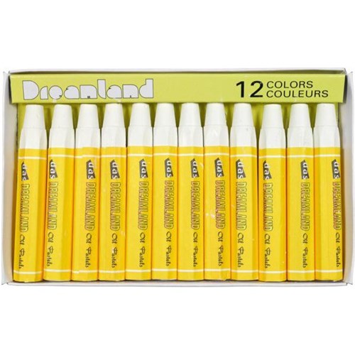 Dreamland Oil Pastels Large White, Pack of 12