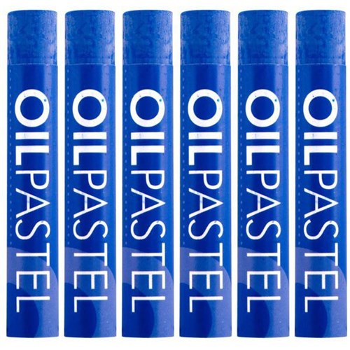 Mungyo Oil Pastels Blue , Pack of 6