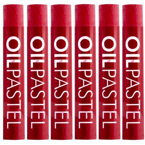 Mungyo Oil Pastels Red, Pack of 6