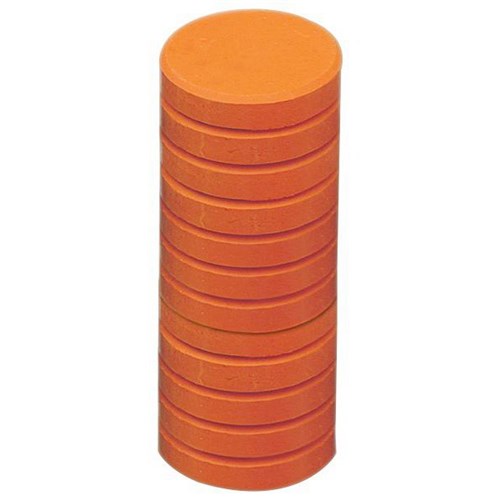 Tempera Paint Blocks Orange, Pack of 12