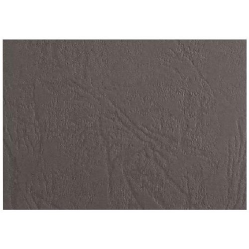 Textured  A4 Binding Covers 300gsm, Grey, Pack of 100