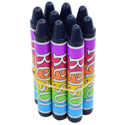 Retsol Soft Wax Crayons Ultramarine, Set of 10