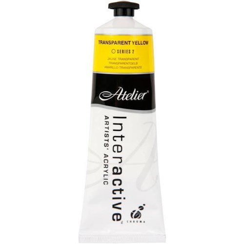 Atelier Interactive Acrylic Paint S2 80ml Transparent Yellow