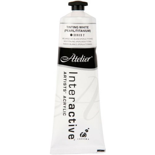 Atelier Interactive Acrylic Paint S2 80ml Tinting White Titanium