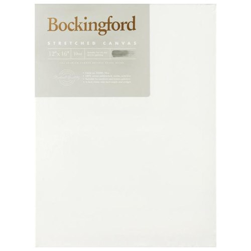 Bockingford 10oz Stretched Canvas 12x16 Inch 3/4 Inch Frame