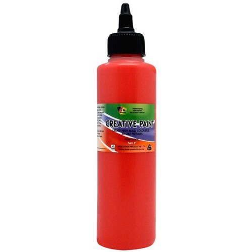 Five Star Creative Paint 250ml Bright Red