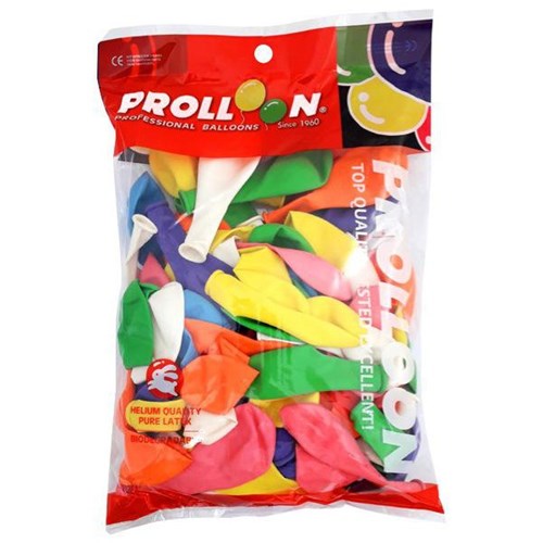 Large Mixed Balloons Assorted Colours, Pack of 100