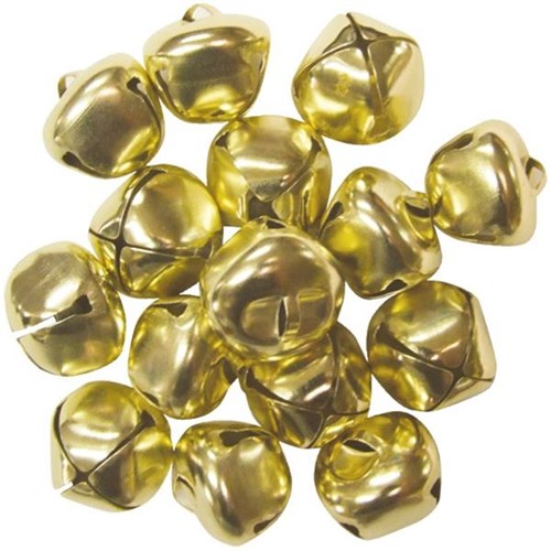 Round Bells Gold, Pack of 15 | OfficeMax NZ