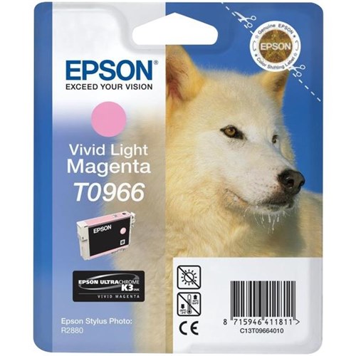 Epson T0966 Light Vivid Magenta Ink Cartridge C13T096690