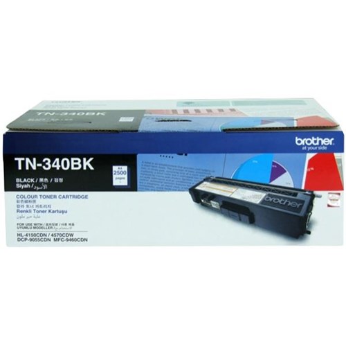 Brother TN-340BK Black Laser Toner Cartridge