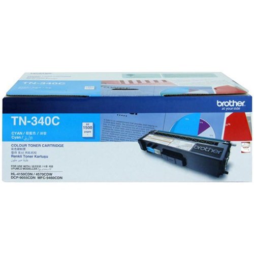 Brother TN-340C Cyan Laser Toner Cartridge