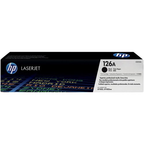 HP 126A Black Laser Toner Cartridge CE310A