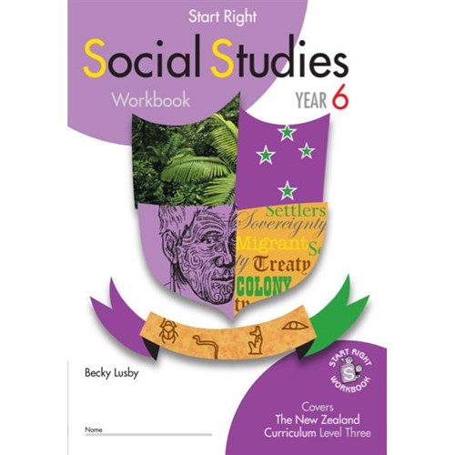 Start Right Social Studies Workbook Year 6 9781877530142 | OfficeMax NZ