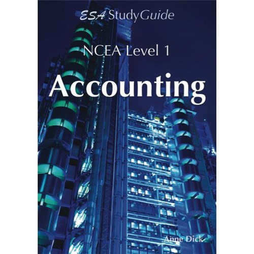 ESA Accounting Study Guide Level 1 Year 11 9781877530630