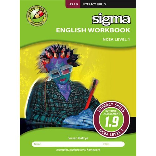 Sigma AS 1.9 English Literacy Skills Workbook NCEA Level 1 Year 11 9781877567490