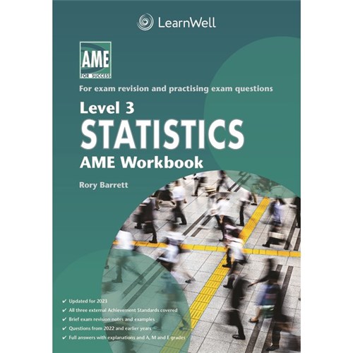 AME Statistics Workbook NCEA Level 3 9781991107220