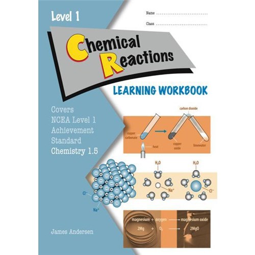 ESA Chemical Reactions 1.5 Learning Workbook Level 1 9780908340255