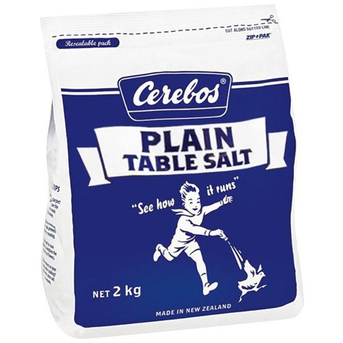 Cerebos Plain Table Salt 2kg