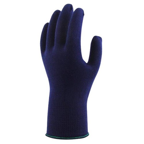 Lynn River Fox Cotton Safety Gloves Navy Small, Pack of 12