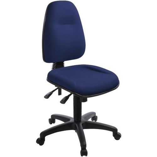 Spectrum Chair High Back 2 Levers Navy Fabric