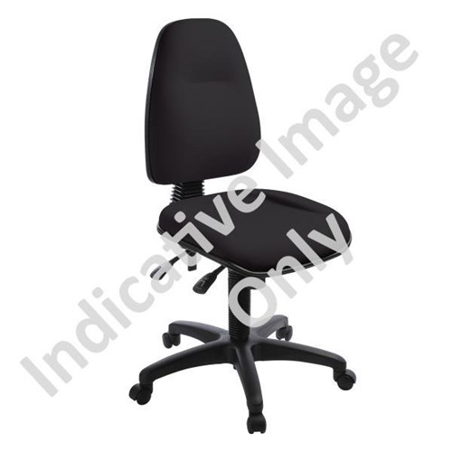 Spectrum Chair High Back 3 Levers Charade Fabric/Storm