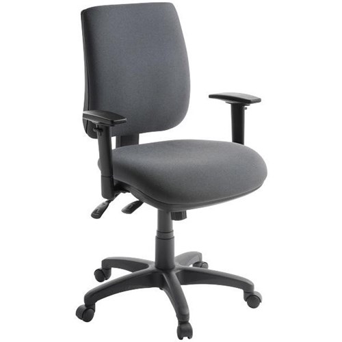 Sport 2.40 Operator Chair With Arms Quantum Storm/Black