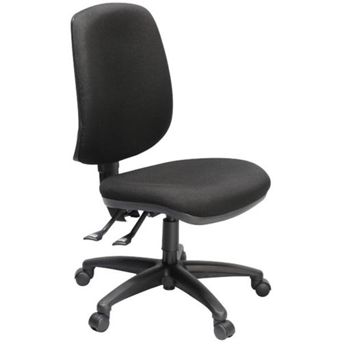 OfficeMax Energy Value Chair High Back 2 Levers Black
