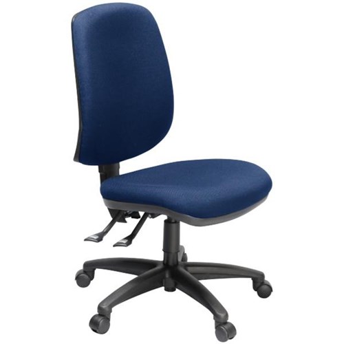 OfficeMax Energy Value Chair High Back 2 Levers Navy