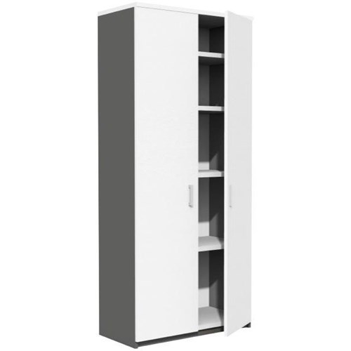 Urban Cupboard 1800mm Brushed Silver/Storm