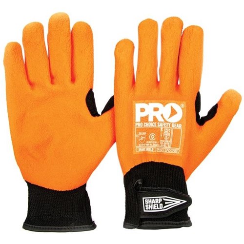 Pro Sharp Shield Needle Resistant Gloves Orange