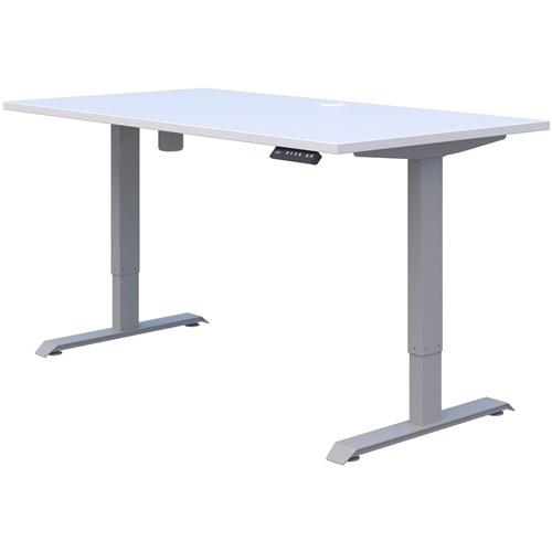 Duo II Electric Height Adjustable Desk 1500x700mm Snowdrift